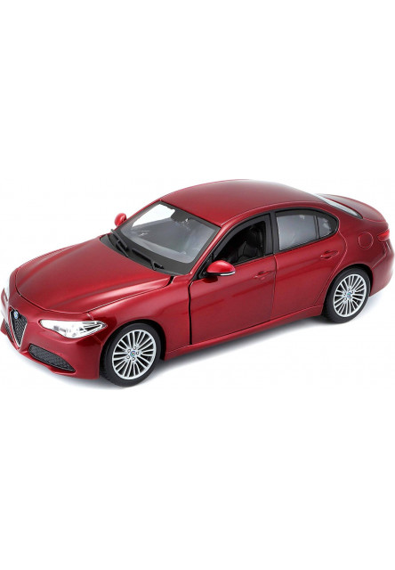 Bburago 1:24 Plus Alfa Romeo Giulia (2016) Metallic Red