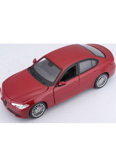 Bburago 1:24 Plus Alfa Romeo Giulia (2016) Metallic Red