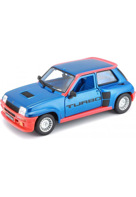 Bburago 1:24 Plus Renault 5 Turbo modré