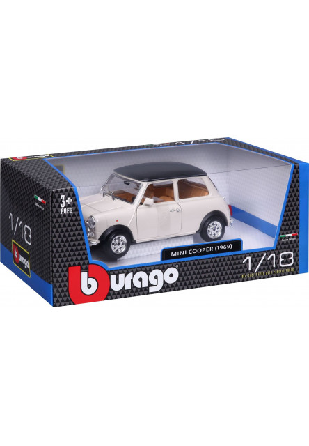 Bburago 1:18 Mini Cooper (1969) Beige