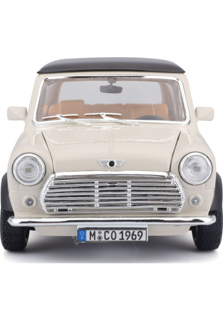 Bburago 1:18 Mini Cooper (1969) Beige