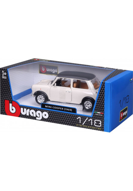 Bburago 1:18 Mini Cooper (1969) Beige