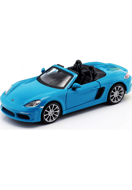 Bburago 1:24 Plus Porsche 718 Boxster Blue