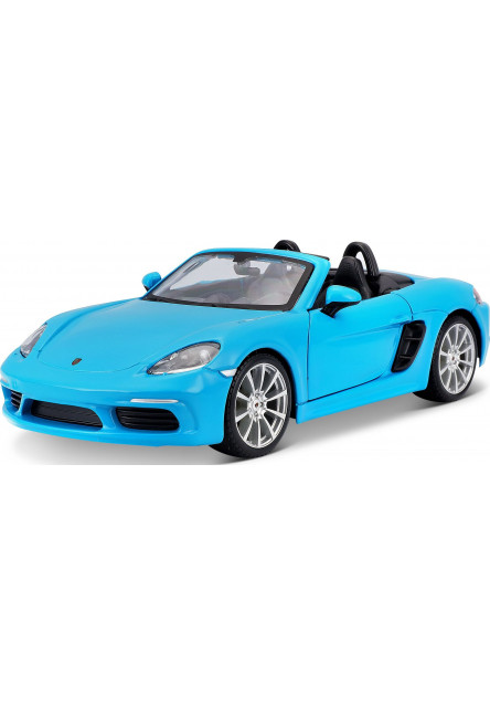 Bburago 1:24 Plus Porsche 718 Boxster Blue