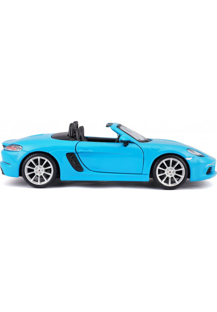 Bburago 1:24 Plus Porsche 718 Boxster Blue