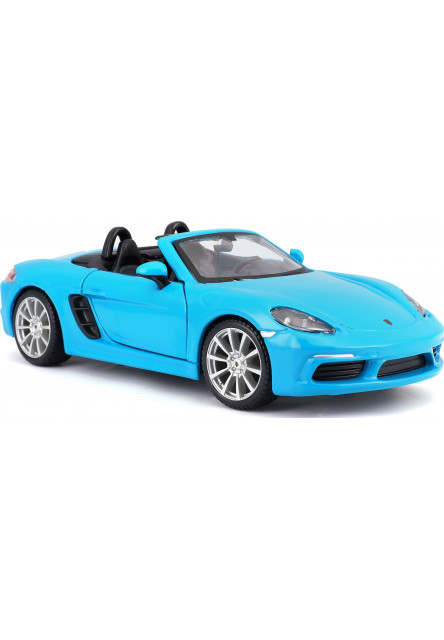 Bburago 1:24 Plus Porsche 718 Boxster Blue