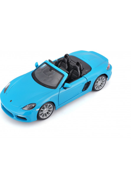 Bburago 1:24 Plus Porsche 718 Boxster Blue