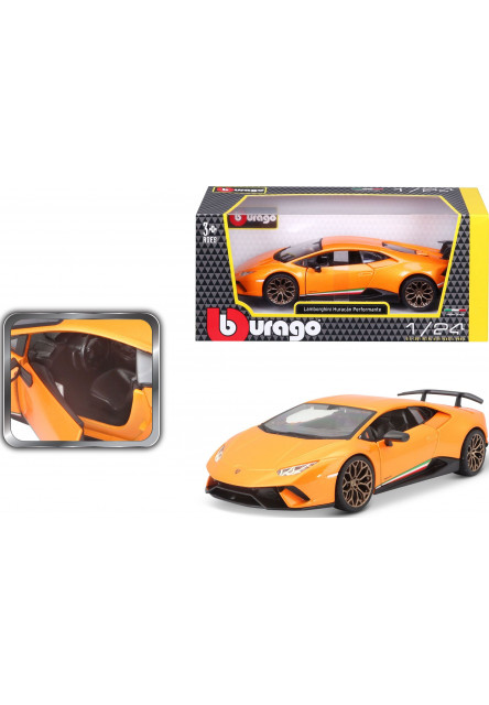 Bburago 1:24 Plus Lamborghini Huracan Performance Orange