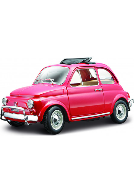 Bburago 1:24 Fiat 500L (1968) Red