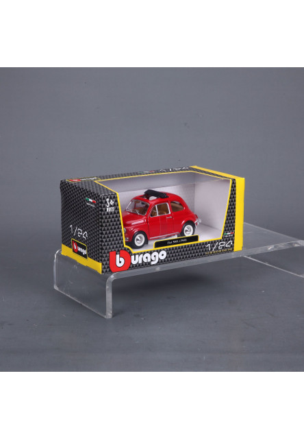 Bburago 1:24 Fiat 500L (1968) Red