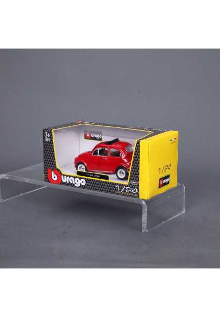 Bburago 1:24 Fiat 500L (1968) Red