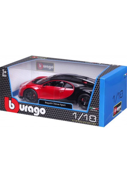 Bburago 1:18 Plus Bugatti Chiron Sport PLUS red