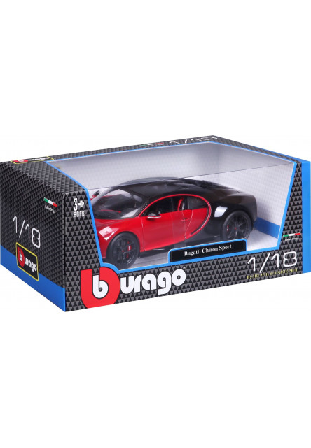 Bburago 1:18 Plus Bugatti Chiron Sport PLUS red