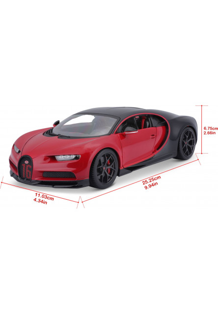 Bburago 1:18 Plus Bugatti Chiron Sport PLUS red