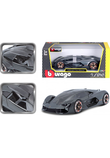 Bburago 1:24 Plus Lamborghini Terzo Millenio Grey