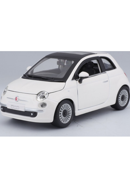 Bburago 1:24 Fiat 500 (2007) White