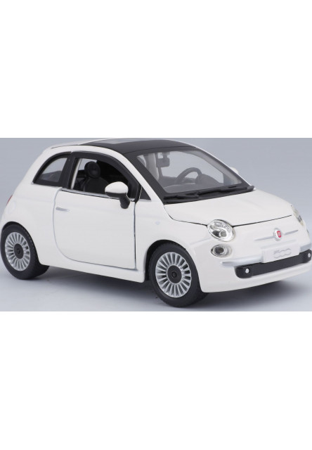 Bburago 1:24 Fiat 500 (2007) White