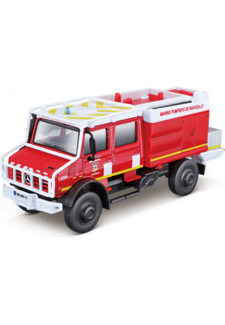 Bburago 1:50 Emergency Mercedes-Benz Unimog U5000