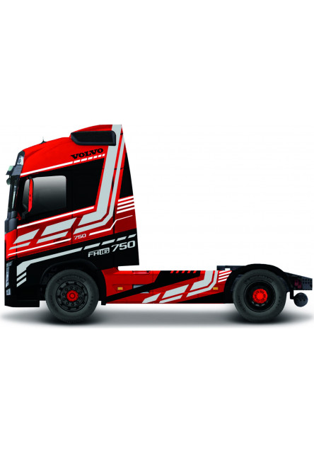 Bburago 1:43 Volvo FH16 Globetrotter 750 XXL - Red