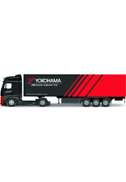 Bburago 1:43 MB Actros Gigaspace / Trailer - Yokohama