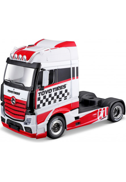 Bburago 1:43 MB Actros Gigaspace Red/White