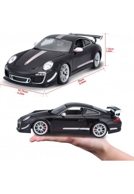 Bburago 1:18 Plus - PORSCHE 911 GT3 RS Black