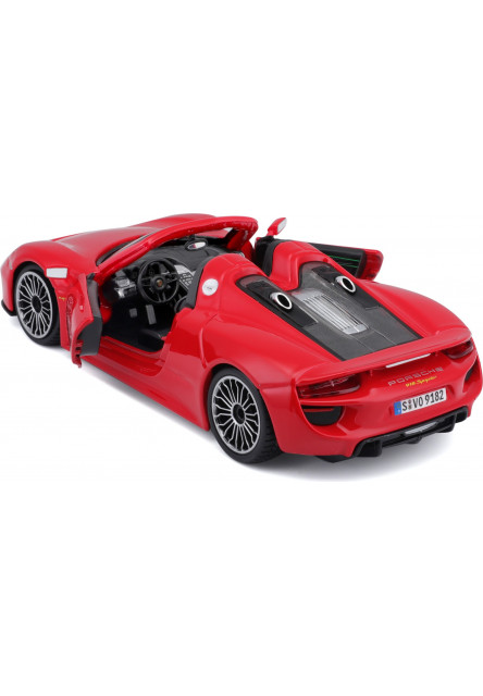 Bburago 1:24 Plus Porsche 918 Spyder Red