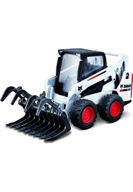 Bburago 10 cm Bobcat S590 Skid-Steer Loader w/grapple