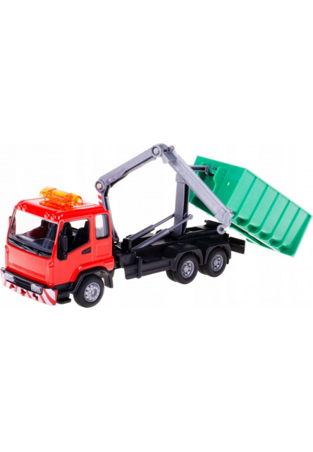 Bburago 1:43 servisné vozidlá Hooklift and Crane Truck