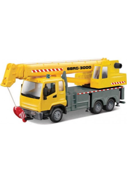Bburago 1:43 servisné vozidlá Construction Truck with Crane