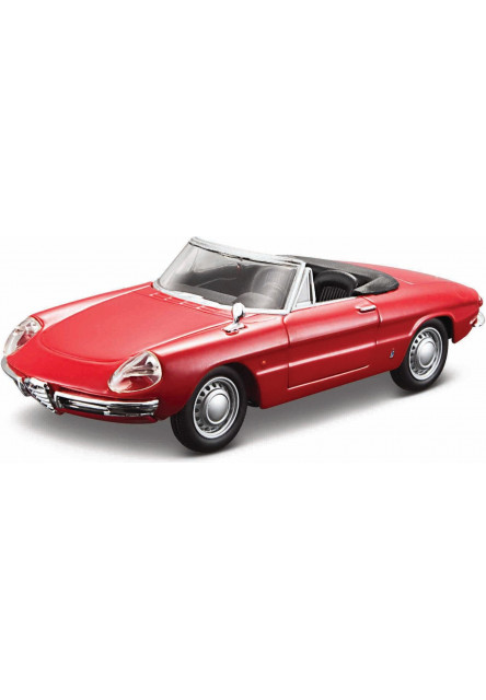 Bburago 1:32 Alfa Romeo Spider (1966) Red