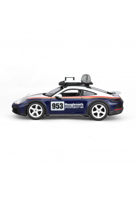 Bburago 1:24 Racing - Porsche 911 Dakar - Blue 953 Roughroads