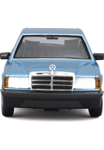 Bburago 1:24 Plus - 1987 Mercedes-Benz 190E - Diamond Blue