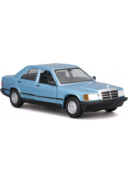 Bburago 1:24 Plus - 1987 Mercedes-Benz 190E - Diamond Blue