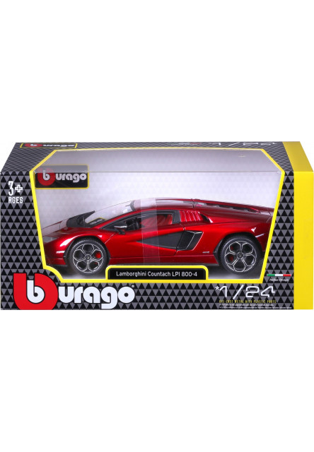 Bburago 1:24 Plus - Lamborghini Countach LPI 800-4 - Red