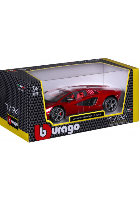 Bburago 1:24 Plus - Lamborghini Countach LPI 800-4 - Red