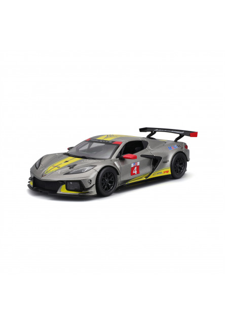 Bburago 1:24 Racing - 2020 Chevrolet Corvette - C8R #4 Yellow