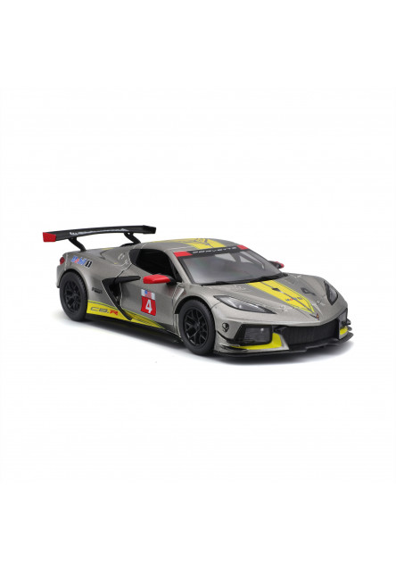 Bburago 1:24 Racing - 2020 Chevrolet Corvette - C8R #4 Yellow