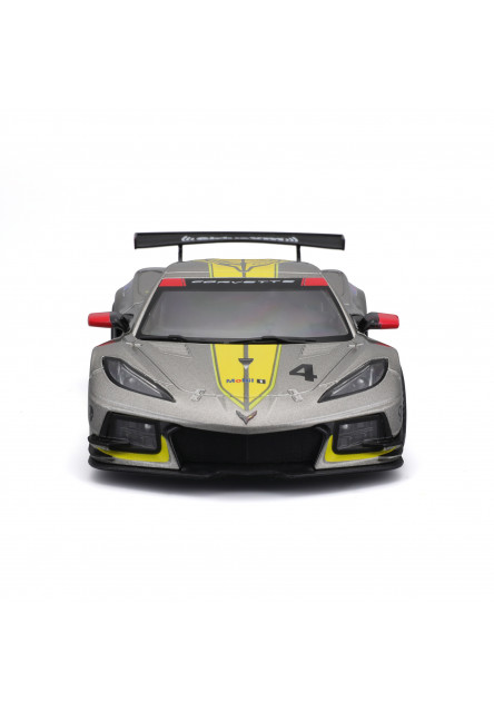 Bburago 1:24 Racing - 2020 Chevrolet Corvette - C8R #4 Yellow