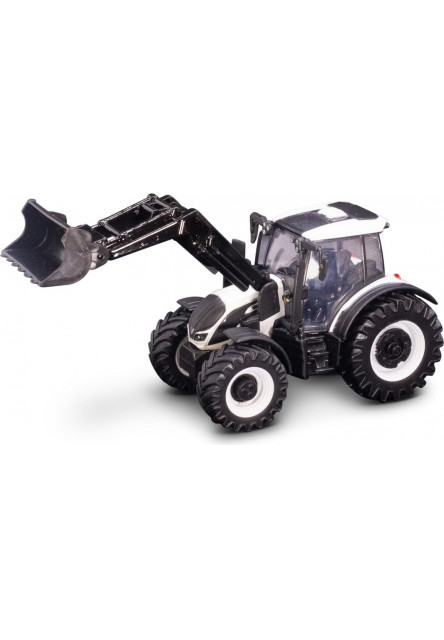 Bburago 10cm Farm Traktor 10cm Valtra N174 s prednou lyžicou