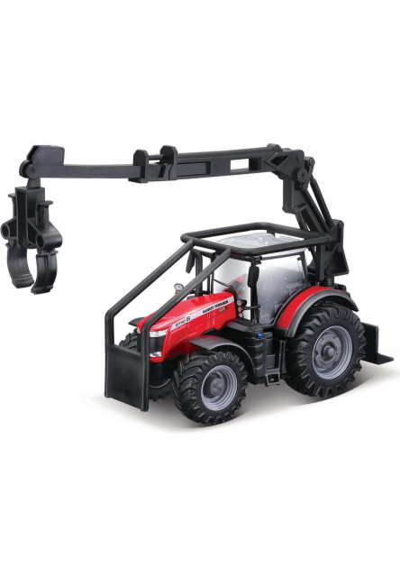 Bburago  Farm Traktor 10cm Massey Ferguson 8740S - lesný traktor