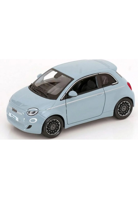 Bburago 1:24 Plus - Fiat 500e (2023) - Blue