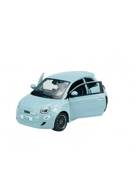 Bburago 1:24 Plus - Fiat 500e (2023) - Blue