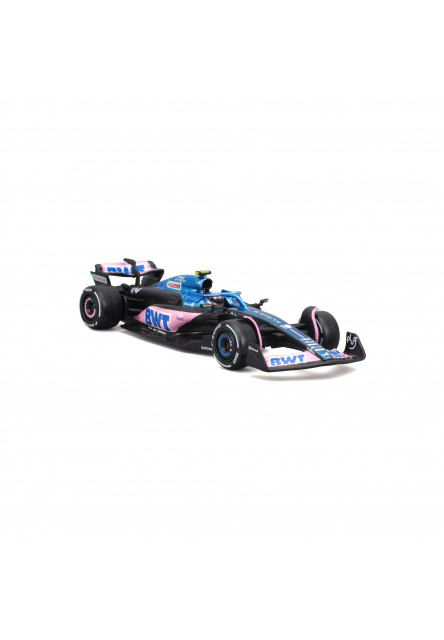Bburago 1:43 RACE Formula F1 - BWT Alpine F1 Team A524 (2024) #10 (Pierre Gasly) - with dr