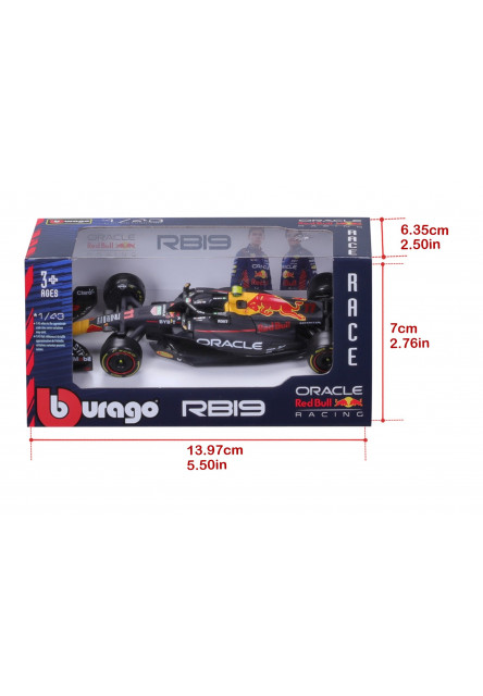 Bburago 1:43 RACE Formula F1 - Red Bull Racing RB20 (2024) #11 (Sergio Pérez)
