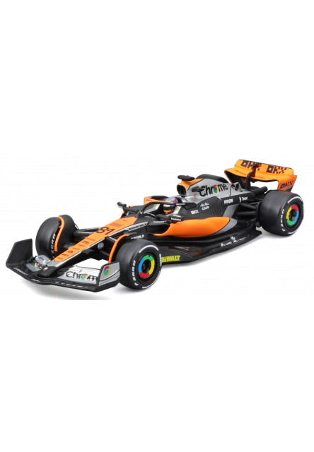 Bburago 1:43 RACE Formula F1 - McLaren F1 Team MCL38 (2024) #81 (Oscar Piastri) - with dri