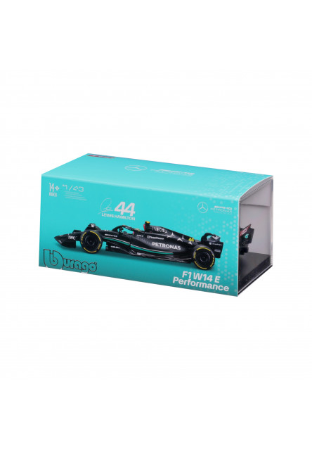 Bburago 1:43 RACE Formula F1 - Mercedes-AMG F1 W15 Performance (2024) #44 Lewis Hamilton w