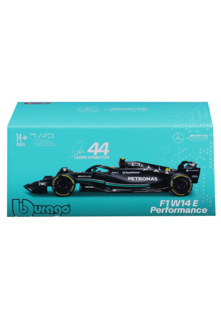 Bburago 1:43 RACE Formula F1 - Mercedes-AMG F1 W15 Performance (2024) #44 Lewis Hamilton w