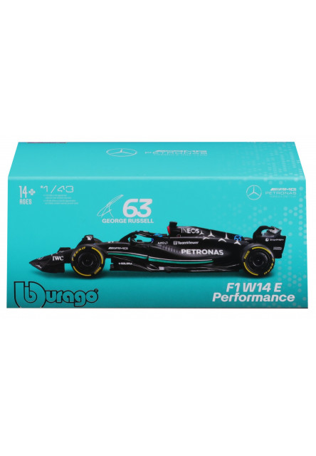 Bburago 1:43 RACE Formula F1 - Mercedes-AMG F1 W15 Performance (2024) #63 (George Russel)
