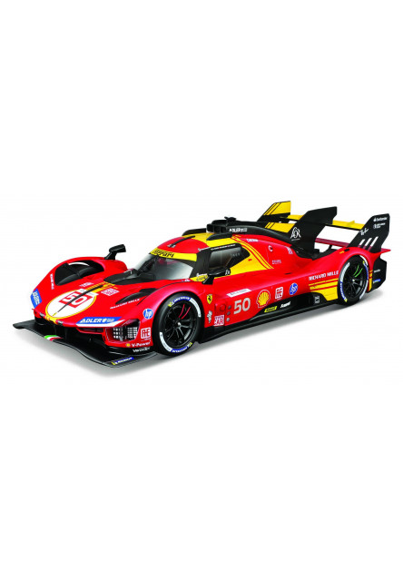 Bburago 1:24 Ferrari  Racing - 499P LMH yellow nr.83 - 24h Le Mans Livery 2024